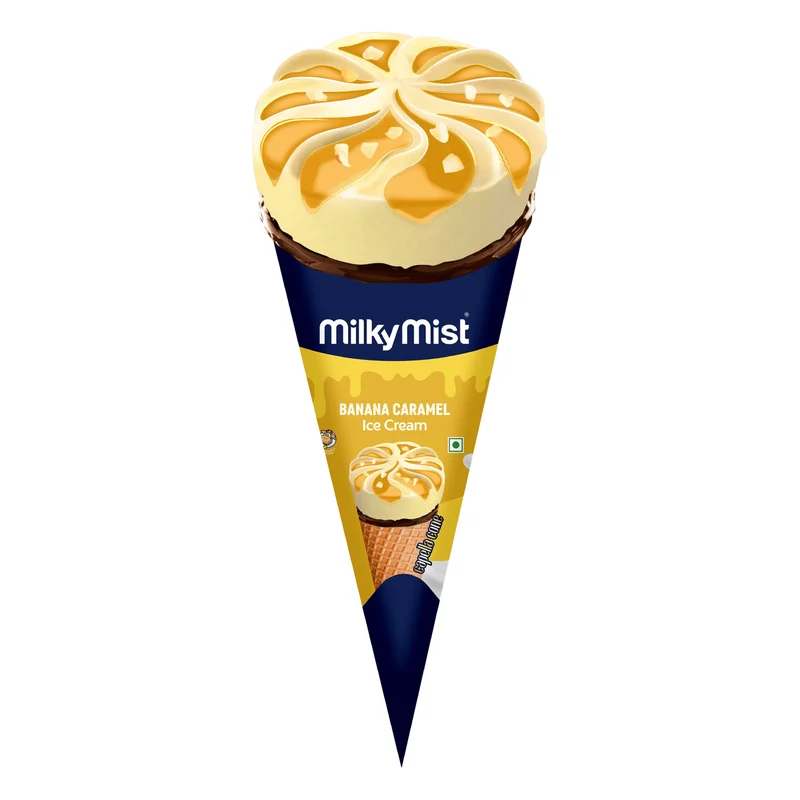 Milky Mist Banana Caramel Capella Cone