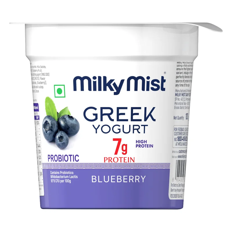 Milky Mist Blueberry Greek Yogurt