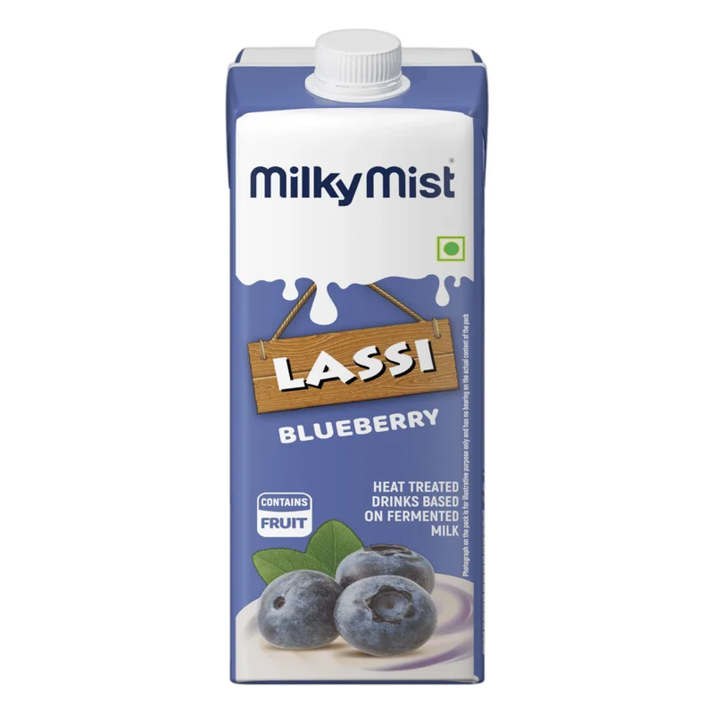 Milky Mist Blueberry Lassi