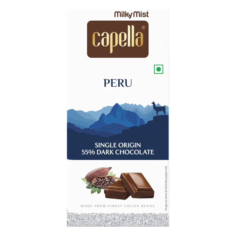 Milky Mist Capella Peru Single Origin 55% Dark Chocolate