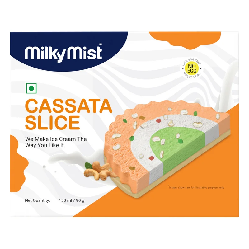 Milky Mist Cassata Slice Ice Cream