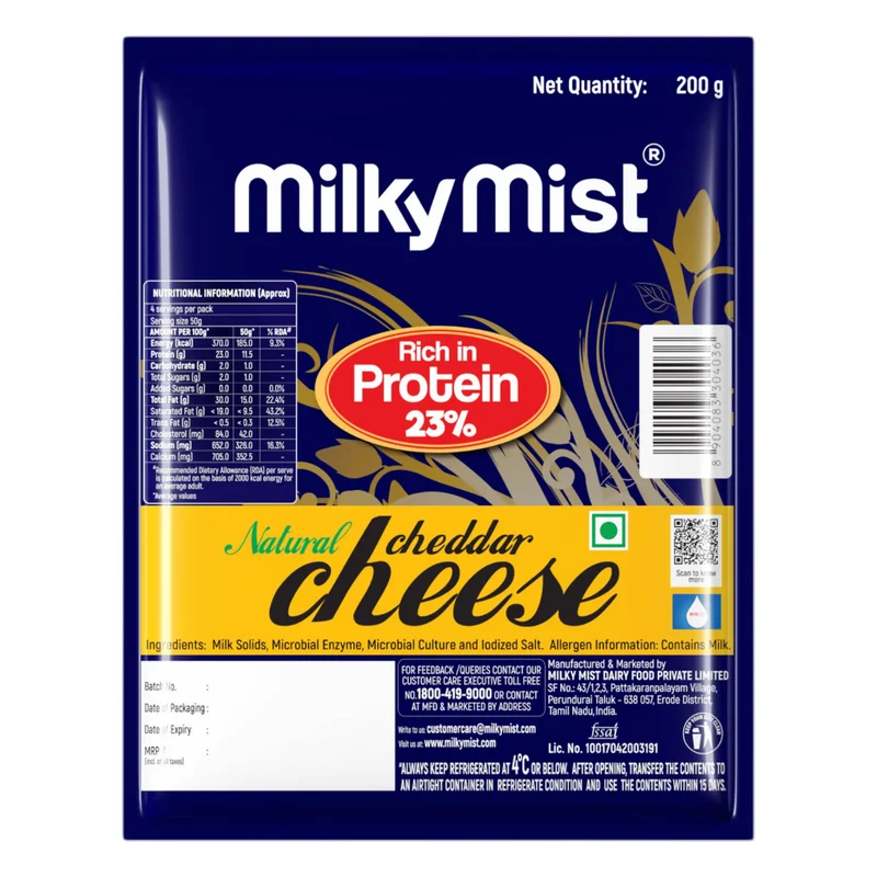 Milky Mist Cheddar Cheese