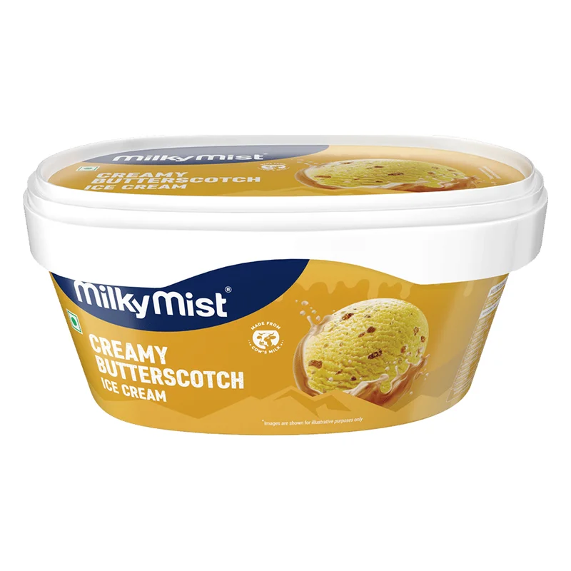 Milky Mist Creamy Butterscotch Ice Cream