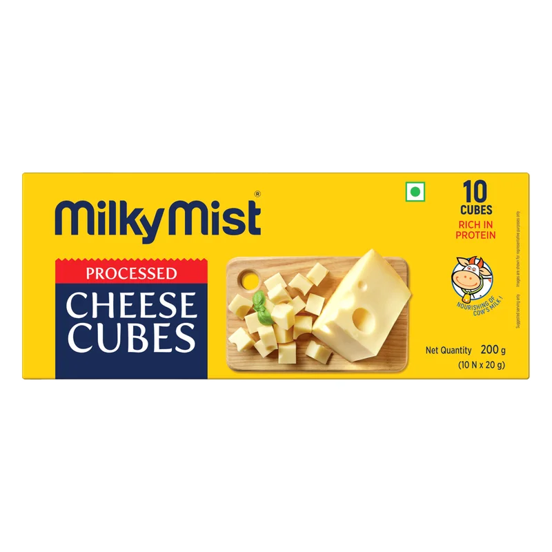 Milky Mist Processed Cheese Cubes