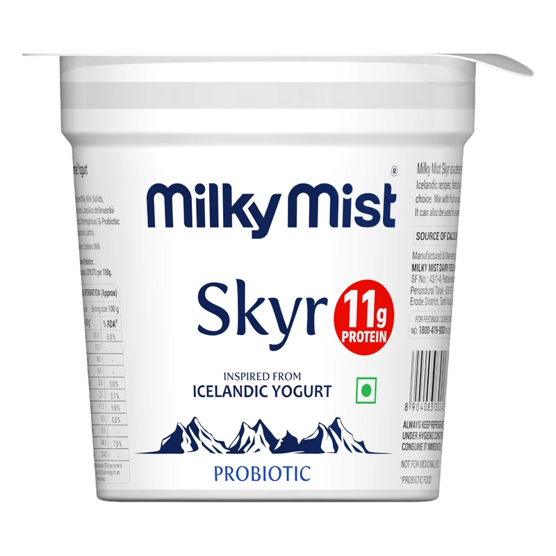 Milky Mist Skyr High Protein Plain Yogurt