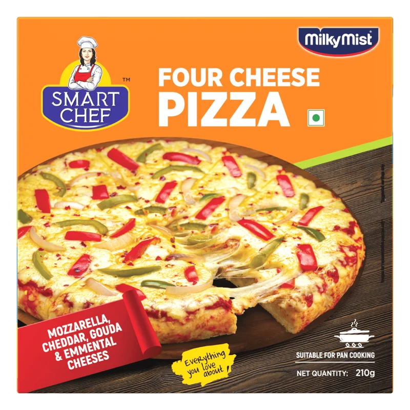Milky Mist Smart Chef Four Cheese Pizza