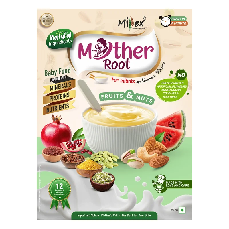 Millex Mother Root Baby Food - Fruits & Nuts