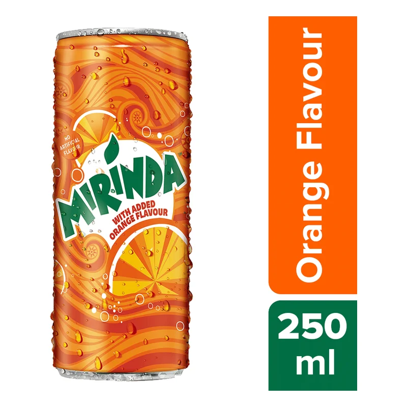 Mirinda Orange Soft Drink Can