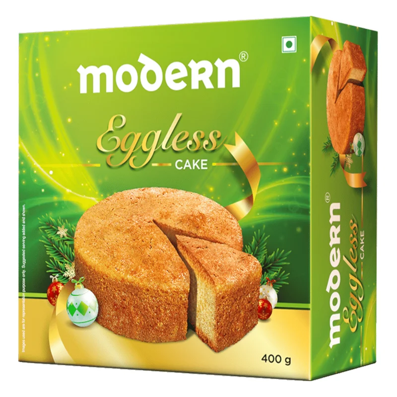 Modern Eggless Cake