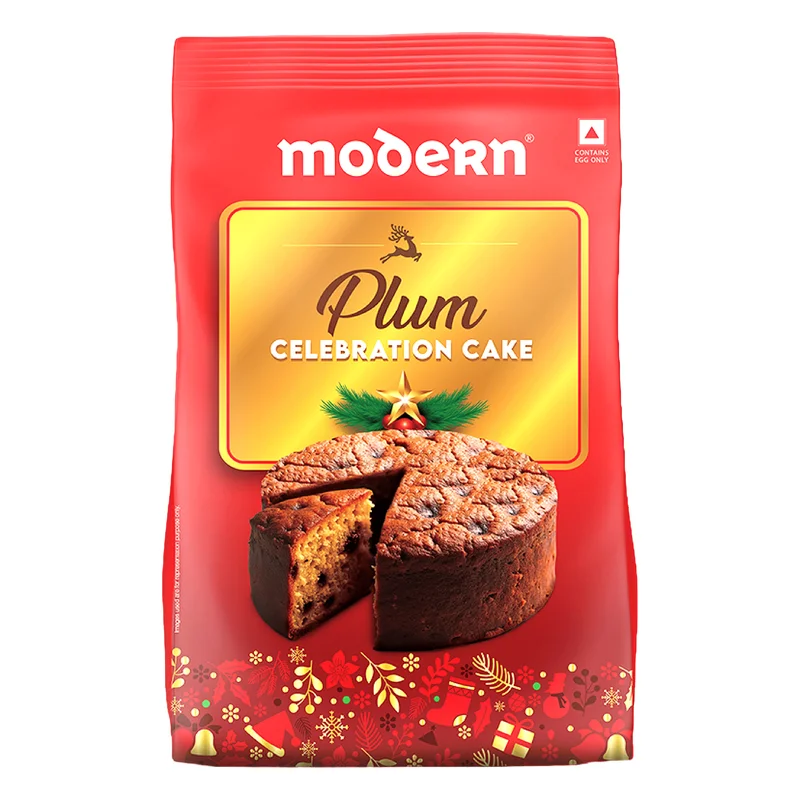 Modern Plum Celebration Cake