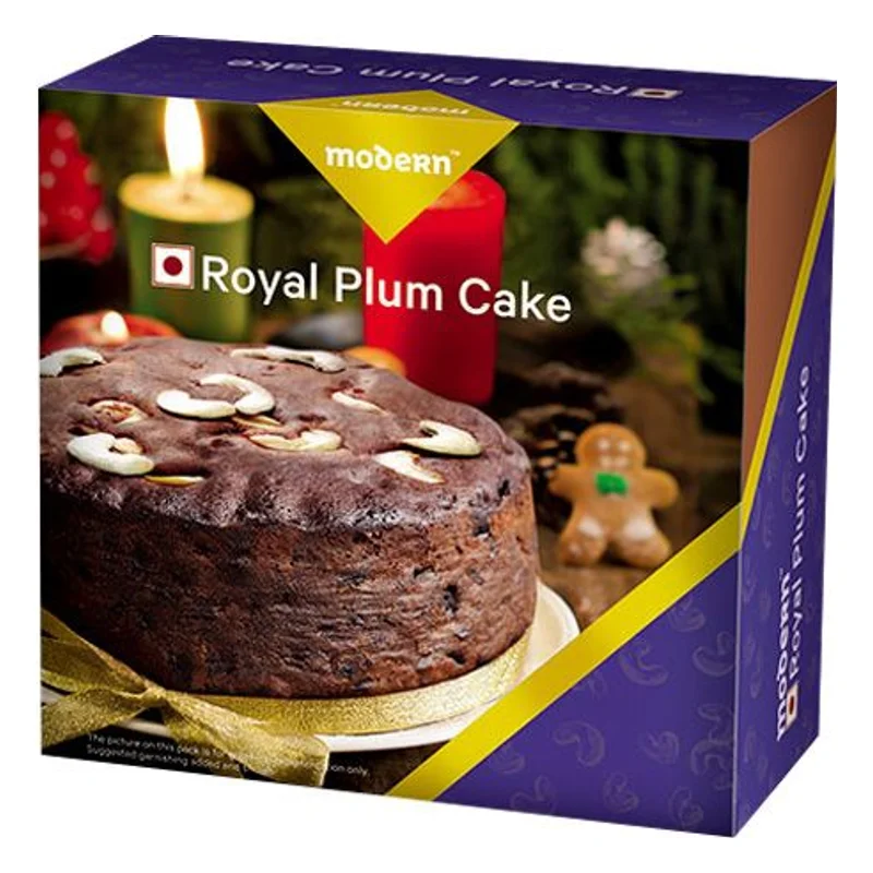 Modern Royal Plum Cake