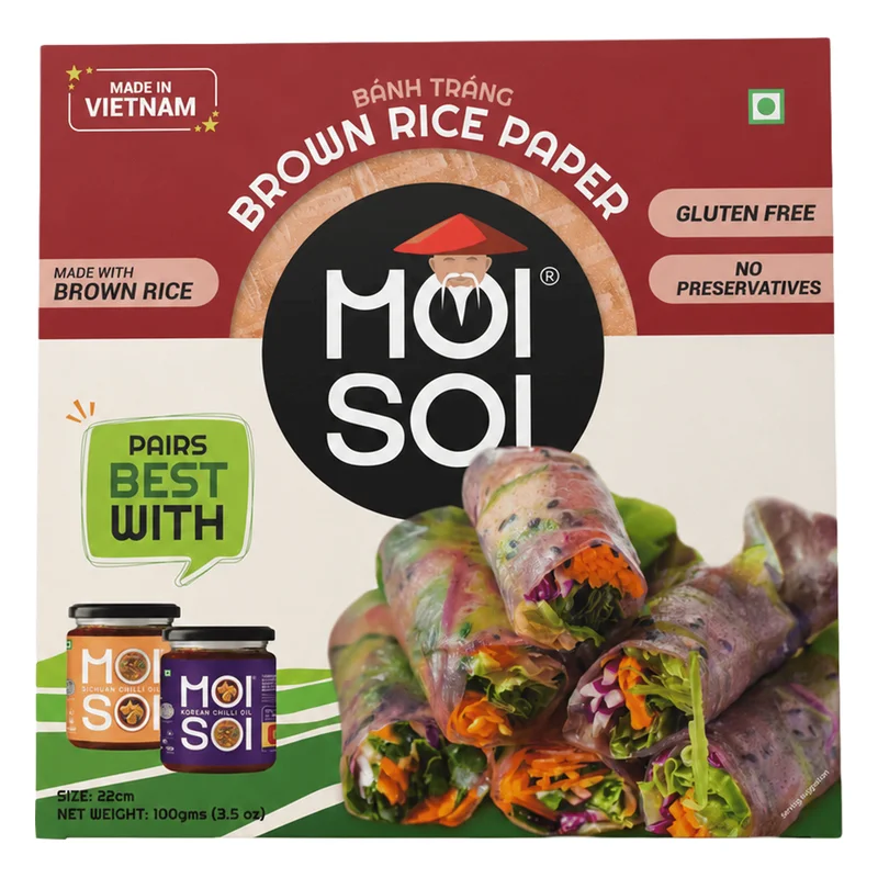 Moi Soi Brown Rice Paper - 22 cm