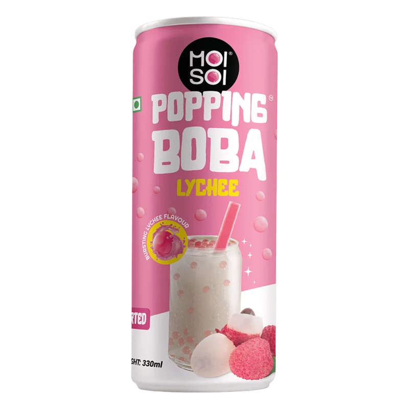 Moi Soi Lychee Popping Boba Drink
