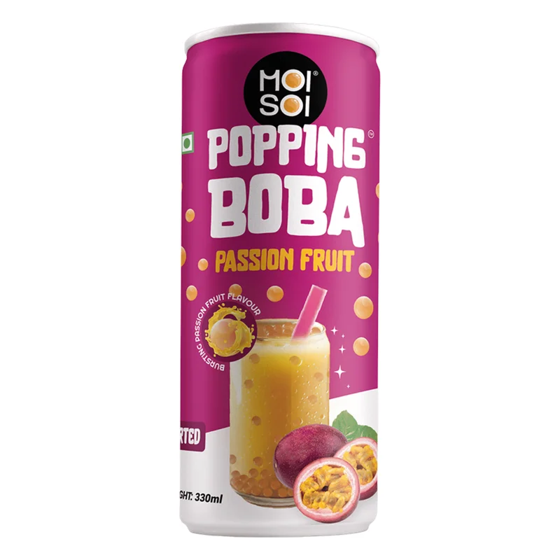 Moi Soi Passion Fruit Popping Boba Drink