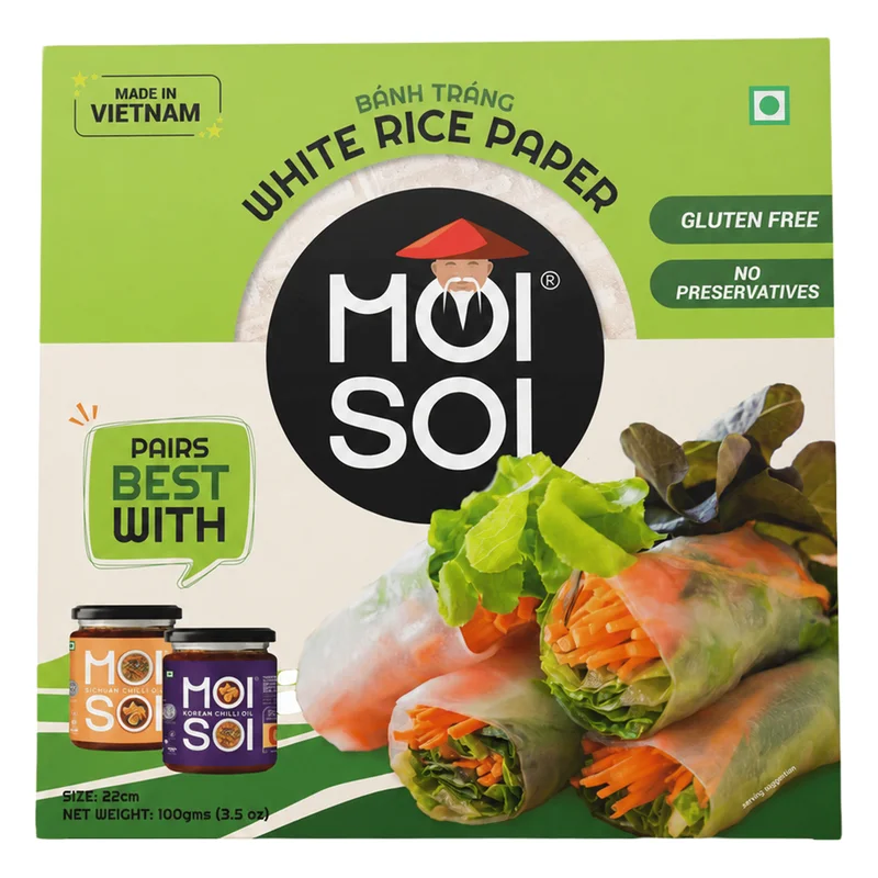 Moi Soi White Rice Paper - 22 cm