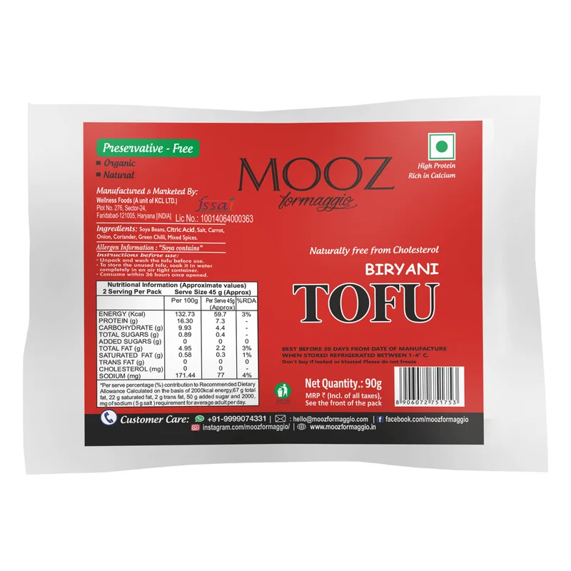 Mooz Biryani Tofu