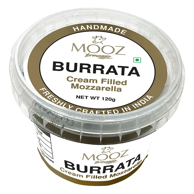 Mooz Burrata - Cream Filled Mozzarella Cheese