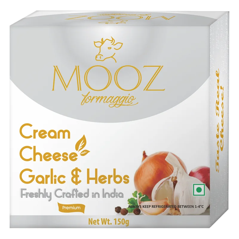 Mooz Garlic & Herbs Cream Cheese