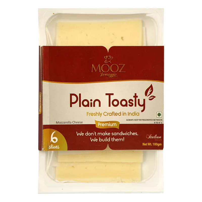 Mooz Plain Toasty Mozzarella Slices