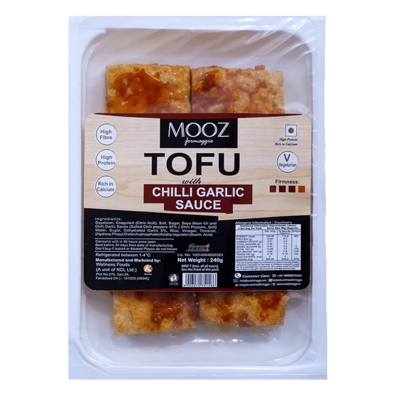 Mooz Tofu With Chilli Garlic Sauce