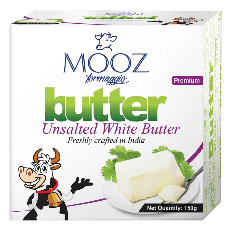 Mooz White Butter - Unsalted, Premium