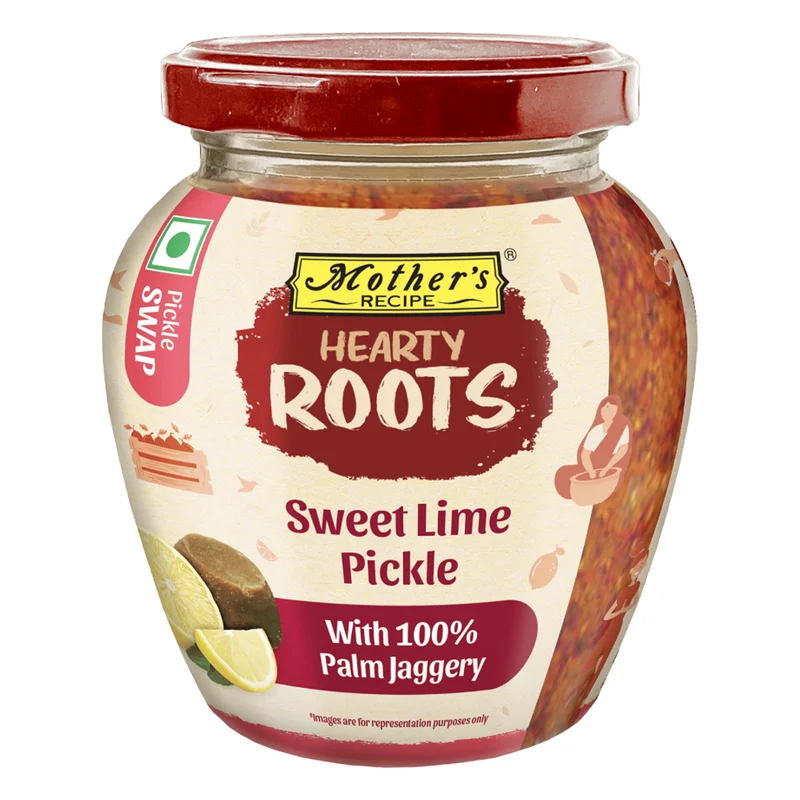 Mother's Recipe Hearty Roots Sweet Lime Pickle with Palm Jaggery