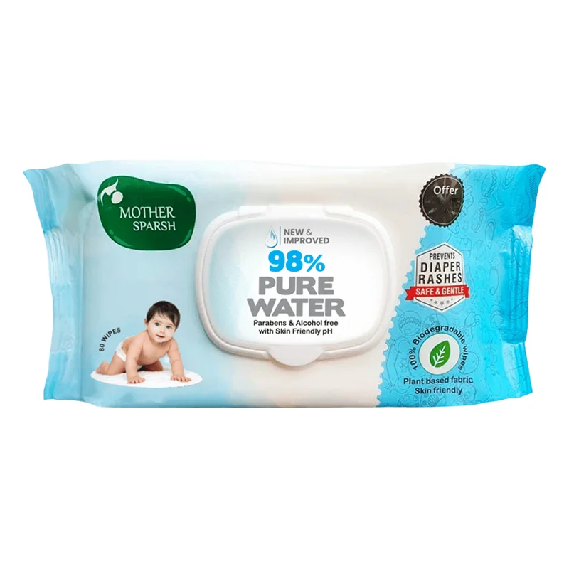 Mother Sparsh 98% Pure Water Baby Wipes