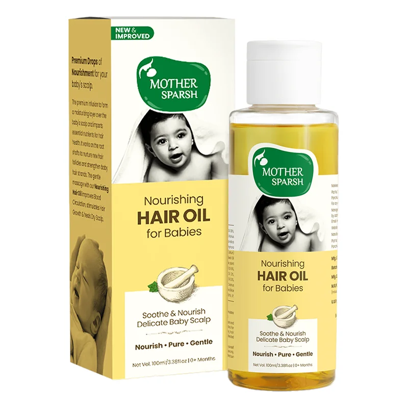 Mother Sparsh Baby Hair Oil - 21 Ayurvedic Herbs