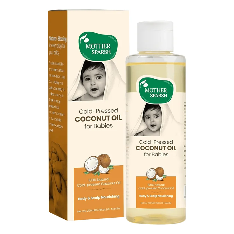 Mother Sparsh Cold Pressed Coconut Oil For Babies