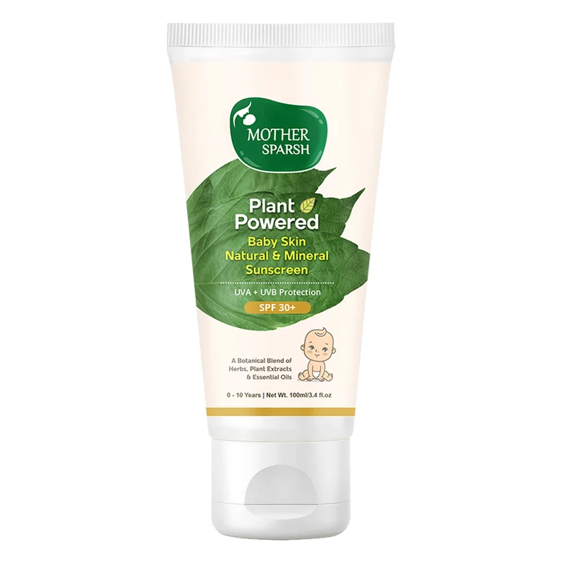 Mother Sparsh Plant Powered Baby Mineral Sunscreen SPF 30+