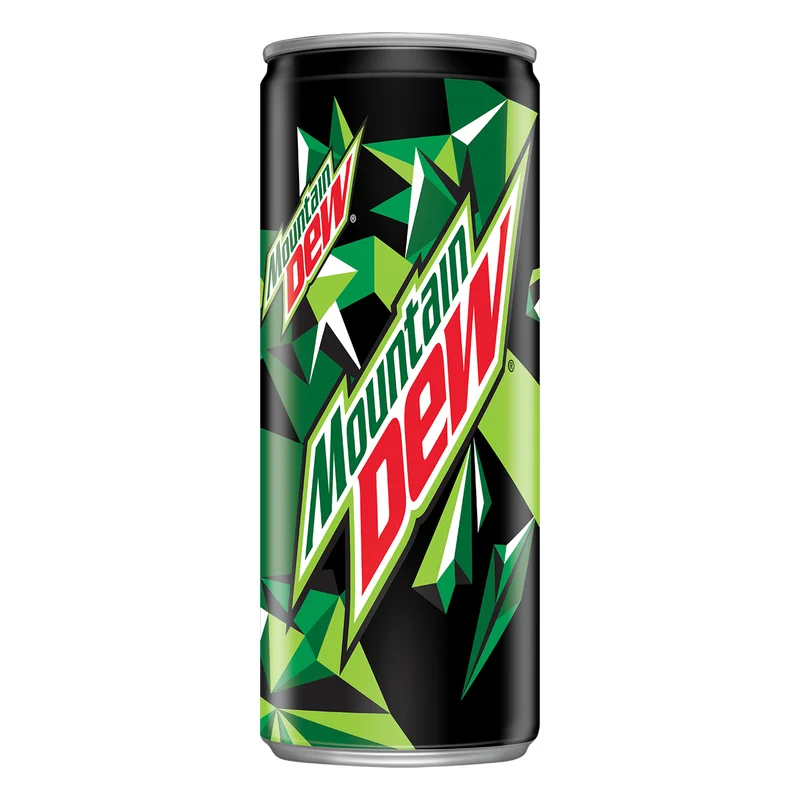Mountain Dew Soft Drink Can