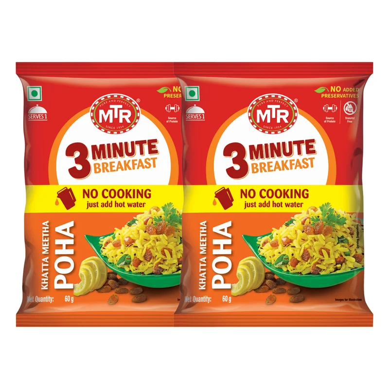 MTR 3 Minute Khatta Meetha Poha