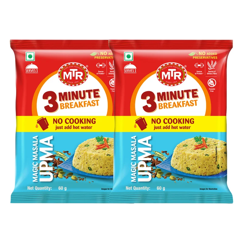 MTR 3 Minute Magic Masala Upma Pouch
