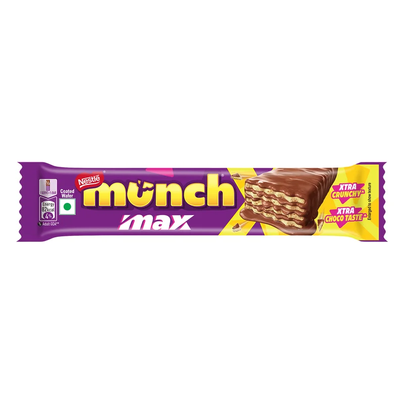 Munch Max Choco Coated Crunchy Wafer Bar