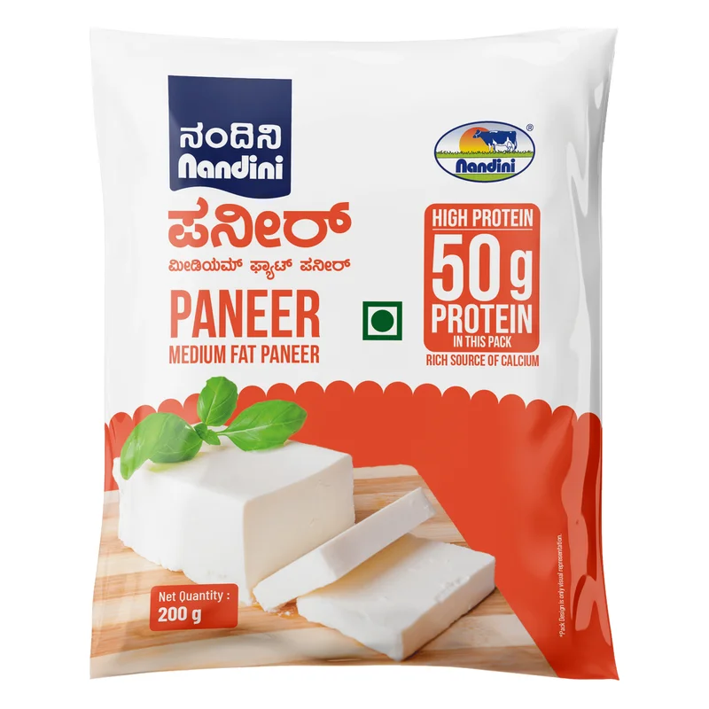 Nandini Medium Fat Paneer