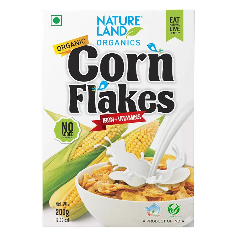 Natureland Organics Corn Flakes