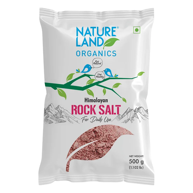 Natureland Organics Himalayan Pink Rock Salt