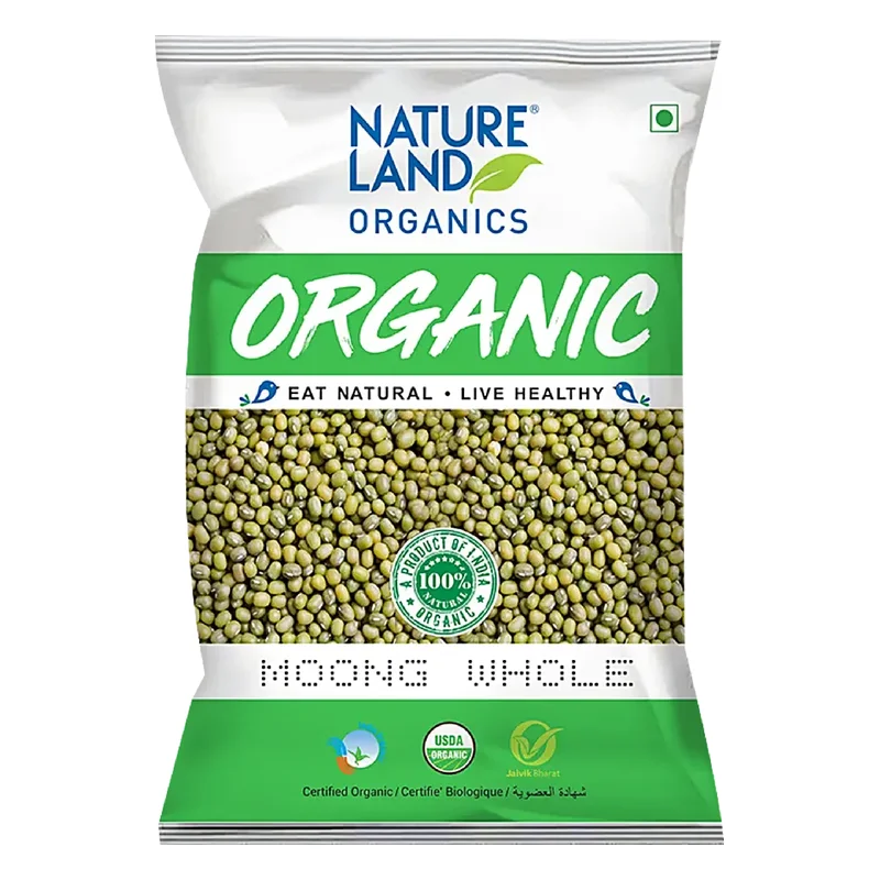 Natureland Organics Moong Whole