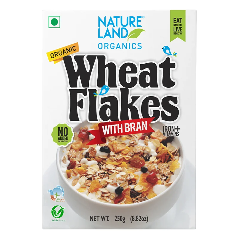 Natureland Organics Wheat Flakes