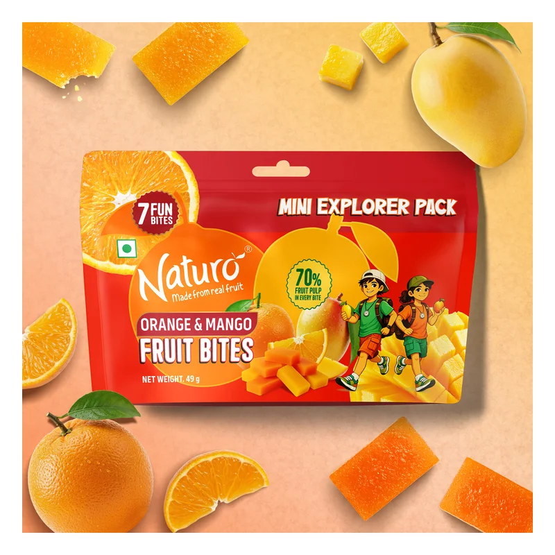 Naturo Mango & Orange Mini Fruit Bites