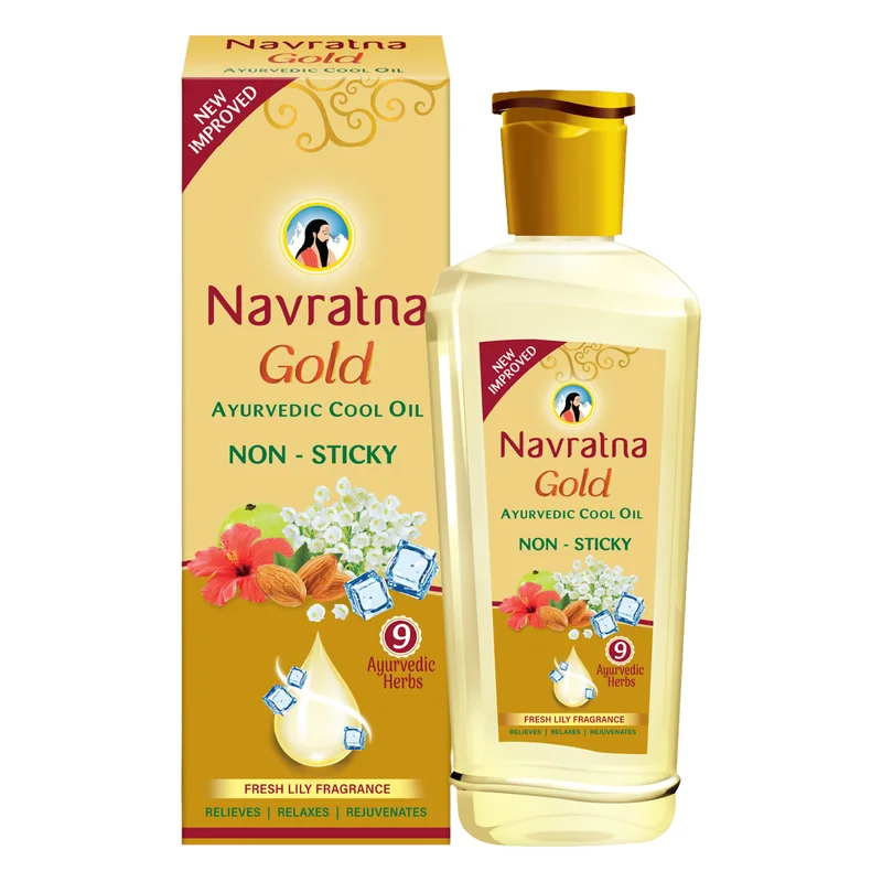 Navratna Gold Ayurvedic Cool Hair Oil