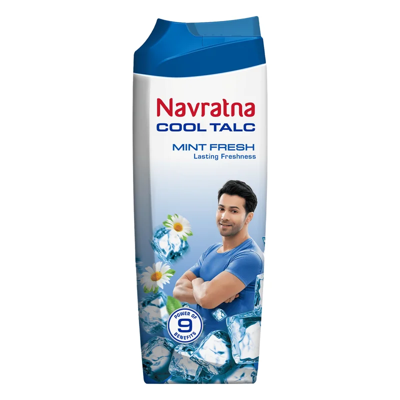 Navratna Mint Fresh Cool Talc