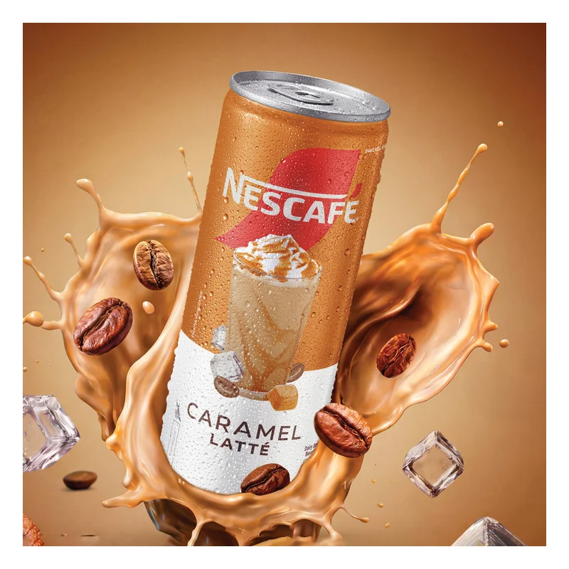 Nescafe Ready to Drink Caramel Latte Can