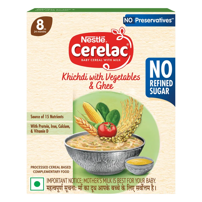Nestle Cerelac Khichdi with Vegetables & Ghee Baby Cereal