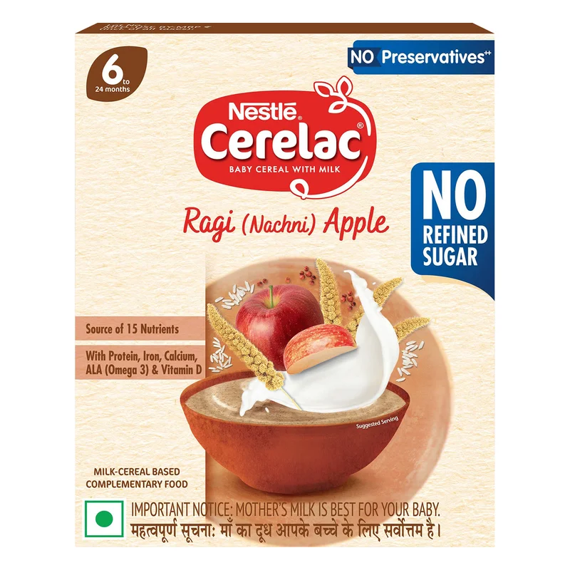 Nestle Cerelac Ragi Apple Baby Cereal