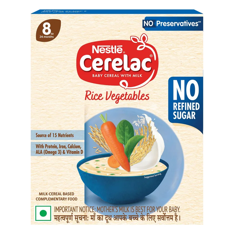Nestle Cerelac Rice Vegetables Baby Cereal