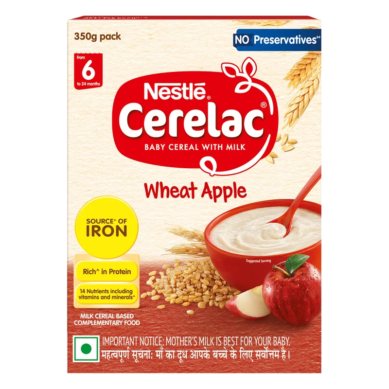 Nestle Cerelac Wheat Apple Baby Cereal