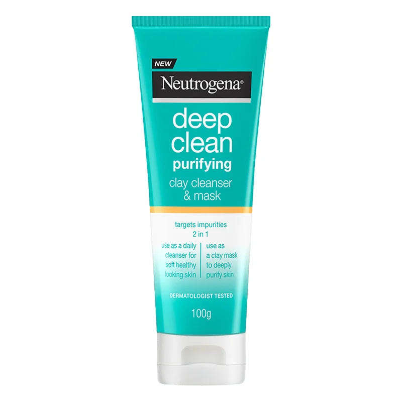 Neutrogena Deep Clean Purifying Clay Cleanser & Mask