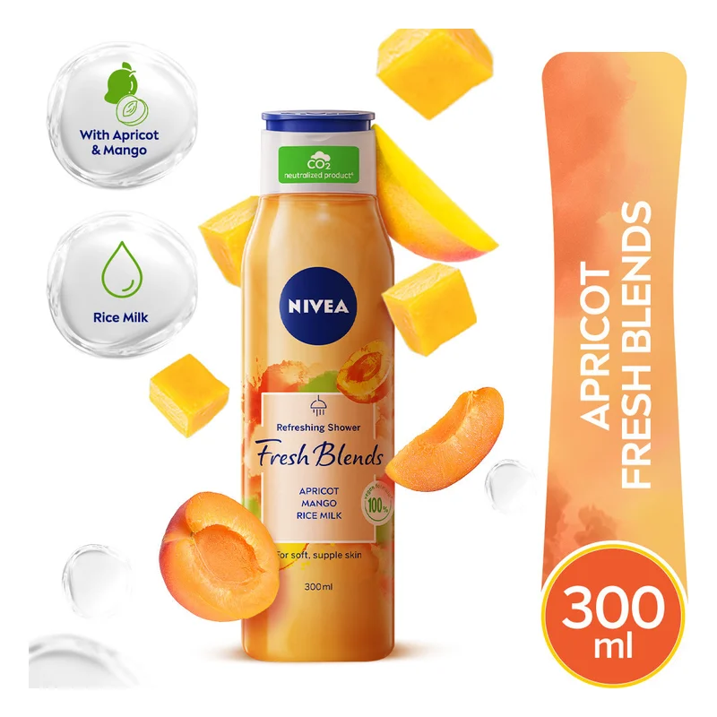 NIVEA Apricot Fresh Blends Shower Gel