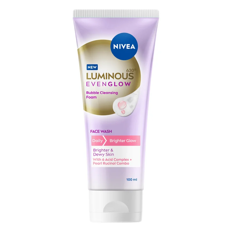 NIVEA Luminous Even Glow Bubble Cleansing Foam Face Wash